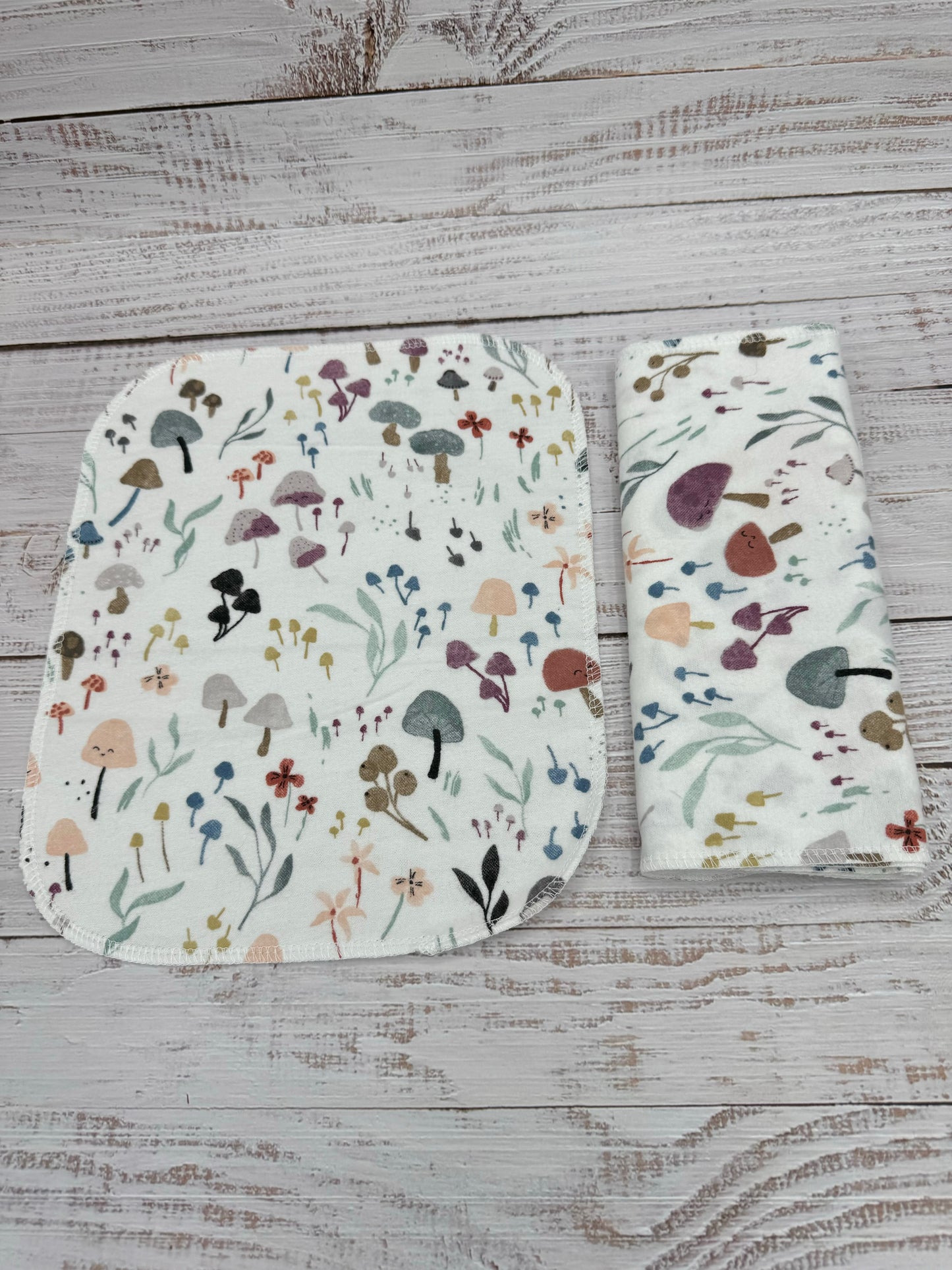 Mushroom Whimsy - Reusable Paperless Towels - 6 Pack