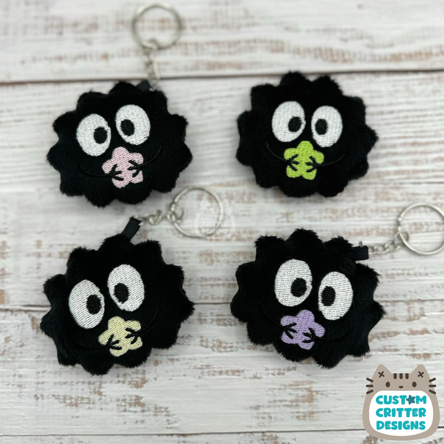 Soot Sprite Plush Keychain