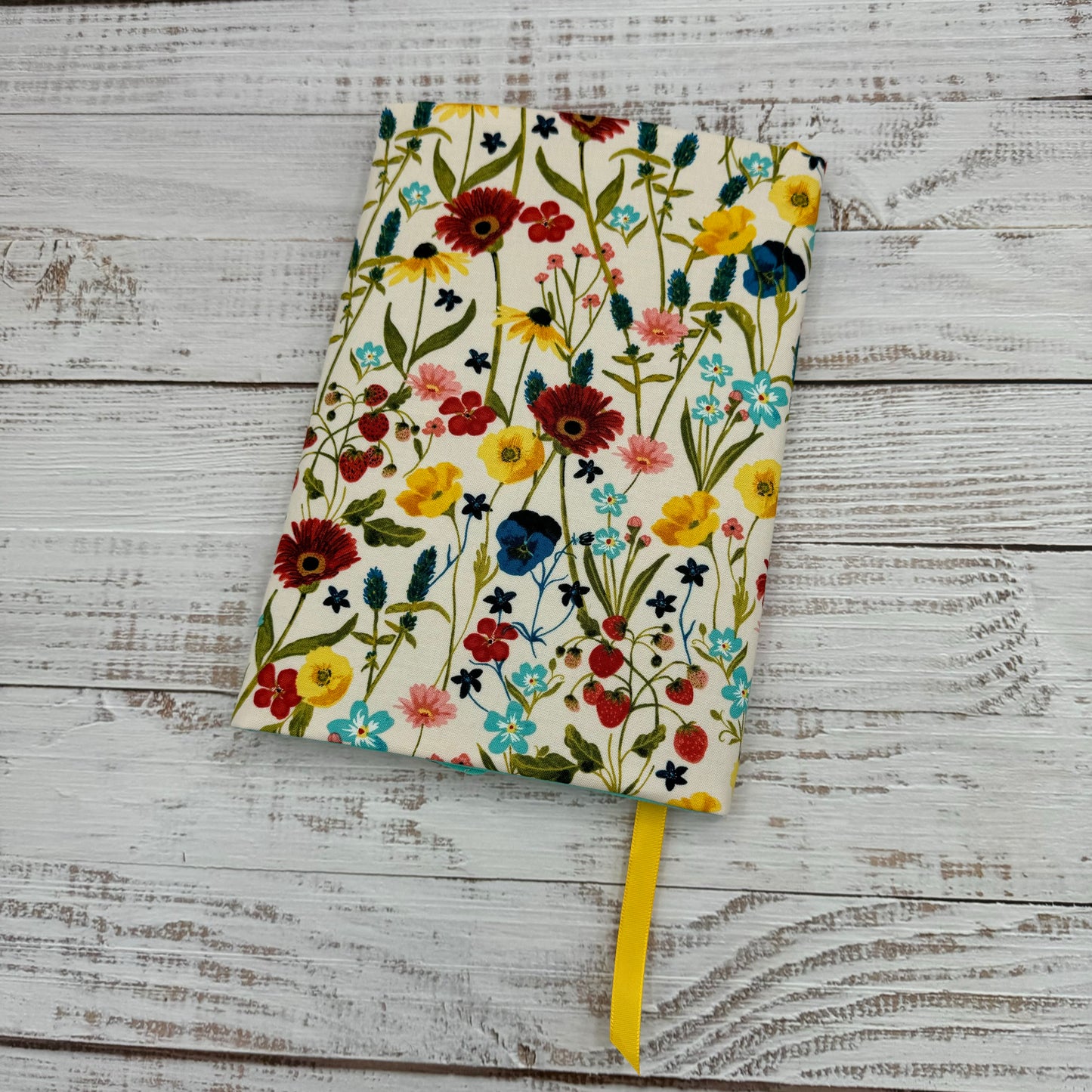 Wildflowers & Strawberries -  Adjustable Dust Jacket, Book Cover