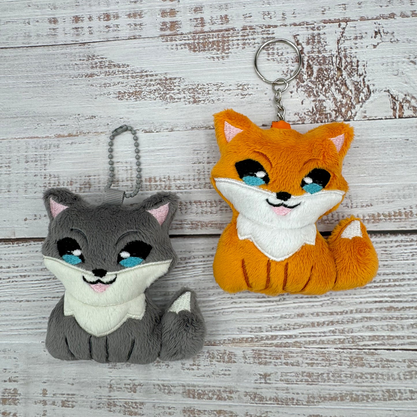 Fox Plush Keychain