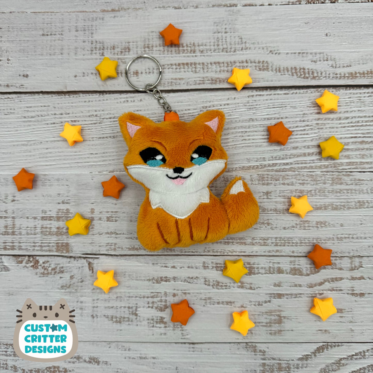 Fox Plush Keychain