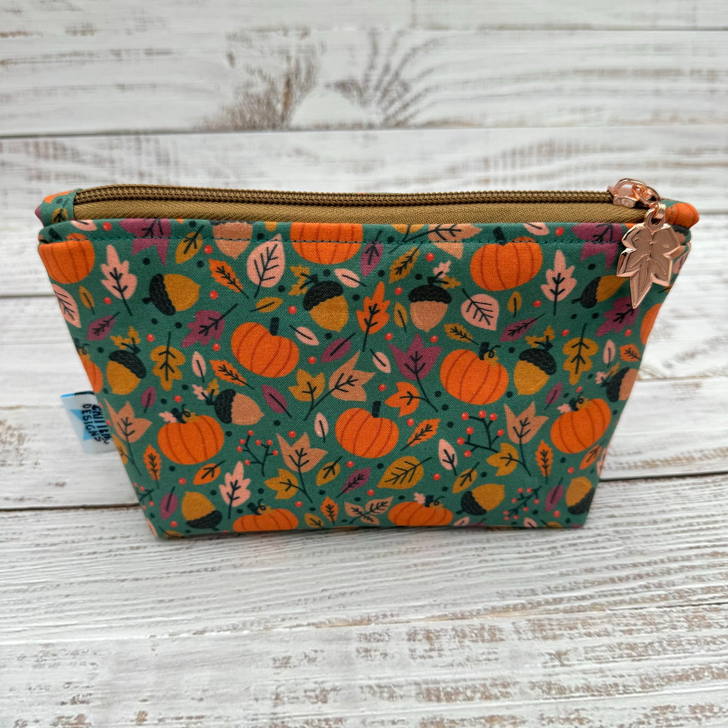 Teal Autumn - Reusable Snack Bag