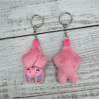 Sleepy Bat Plush Keychain