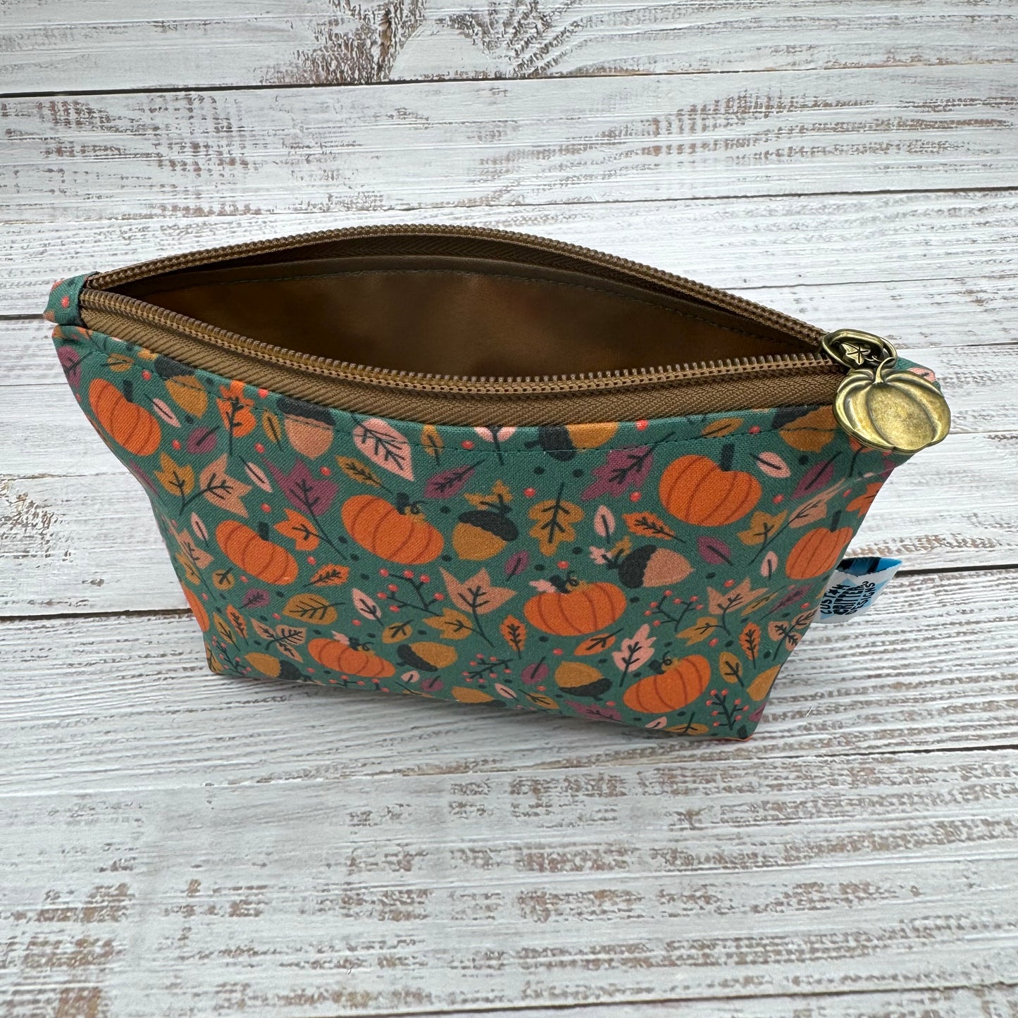 Teal Autumn - Reusable Snack Bag