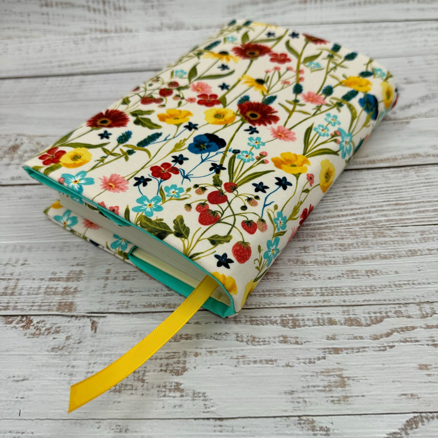 Wildflowers & Strawberries -  Adjustable Dust Jacket, Book Cover