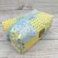 Patchwork Floral - Quilted Boxy Bag - Cosmetic Bag