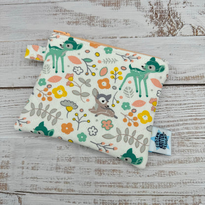 Little Deer - Quilted Pouch - Coin Pouch - Keychain Clutch