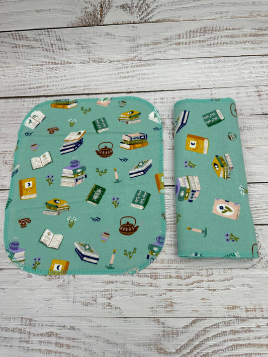 Books & Tea - Reusable Paperless Towels - 6 Pack