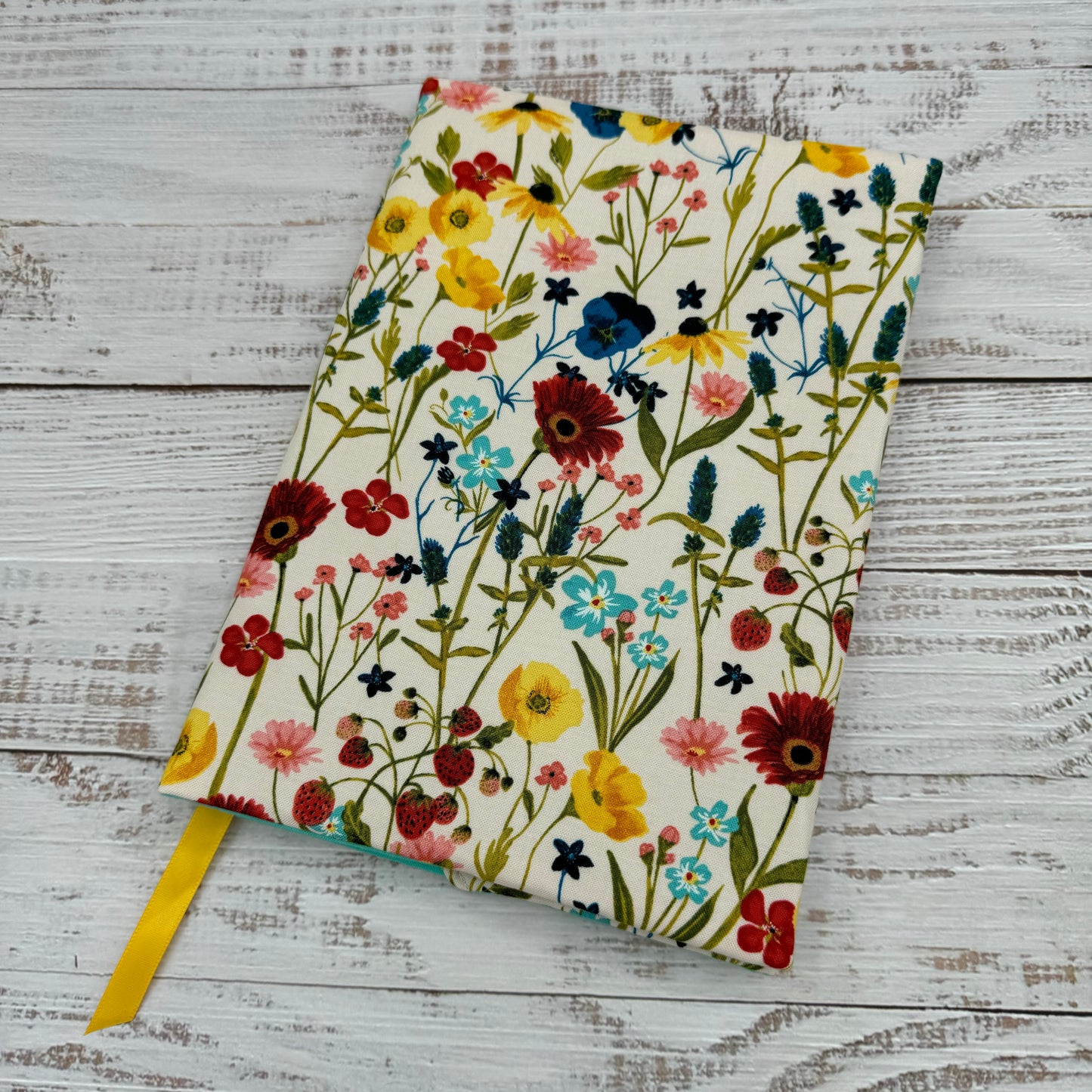 Wildflowers & Strawberries -  Adjustable Dust Jacket, Book Cover