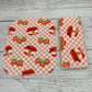 Strawberry Jam - Reusable Paperless Towels - 6 Pack