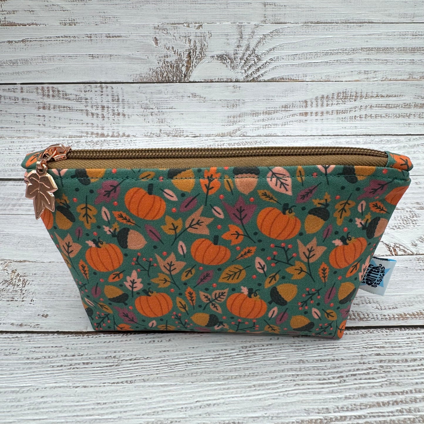Teal Autumn - Reusable Snack Bag