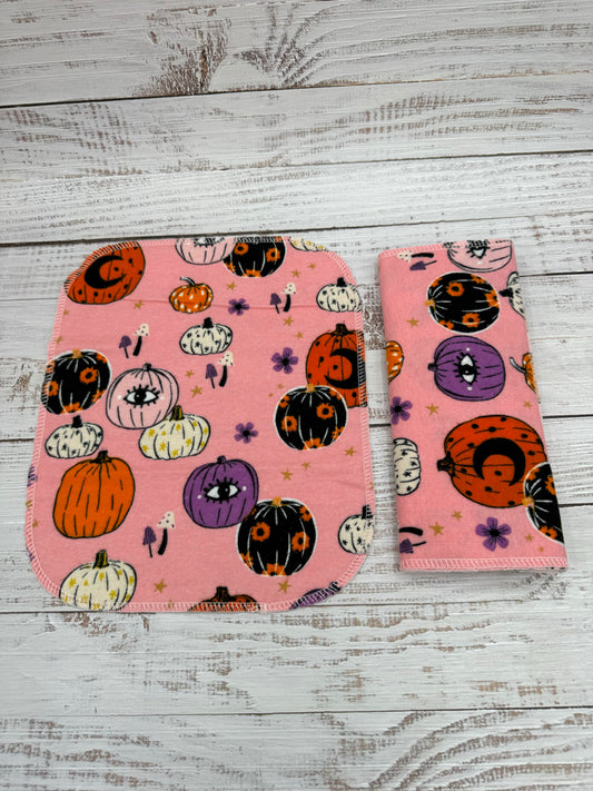 Retro Mystic Pumpkins - Reusable Paperless Towels - 6 Pack