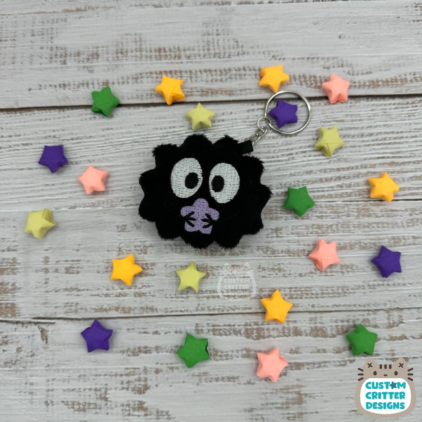 Soot Sprite Plush Keychain