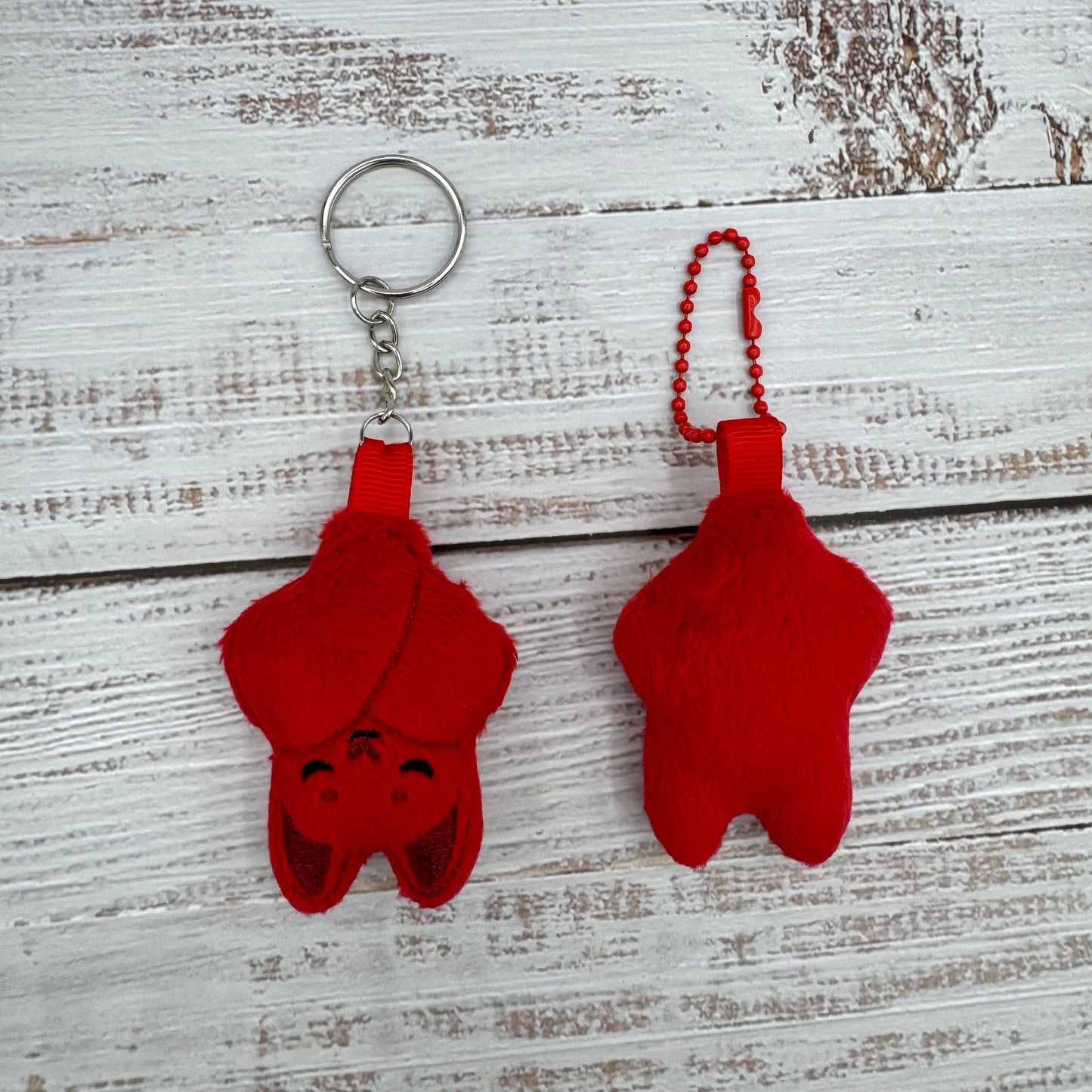 Sleepy Bat Plush Keychain