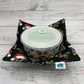Holiday Skulls & Snowflakes Reversible Bowl Cozies -  Not Microwavable!