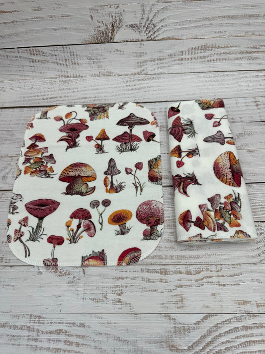 Mushrooms - Reusable Paperless Towels - 6 Pack