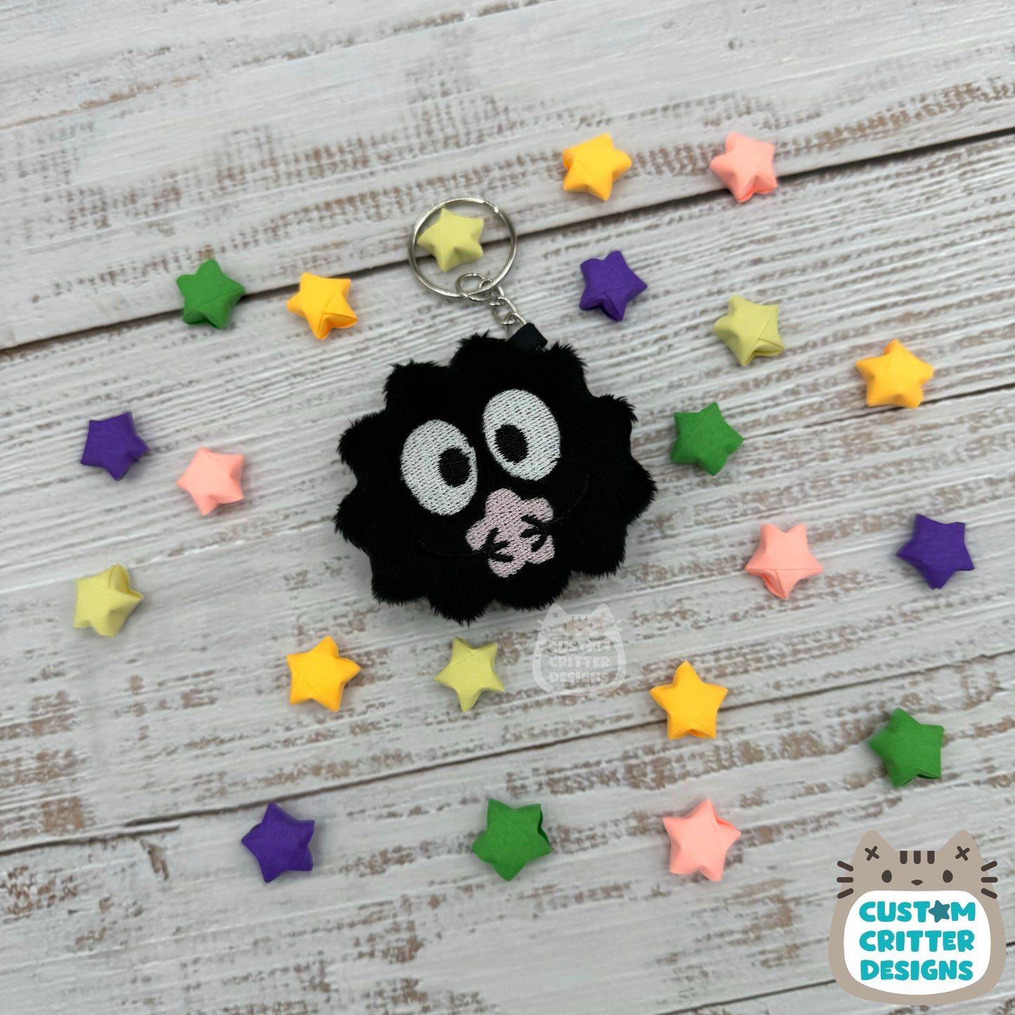 Soot Sprite Plush Keychain