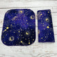 Purple Constellations - Reusable Paperless Towels - 6 Pack