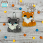 Fox Plush Keychain