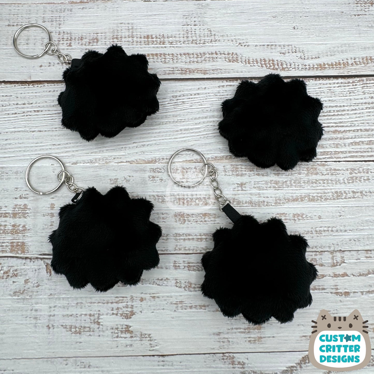 Soot Sprite Plush Keychain