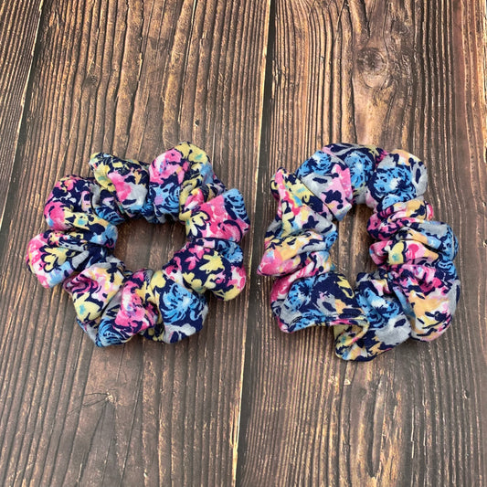 Multi Floral - Scrunchies