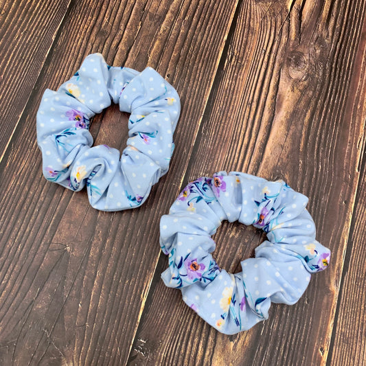 Floral Dots - Scrunchies