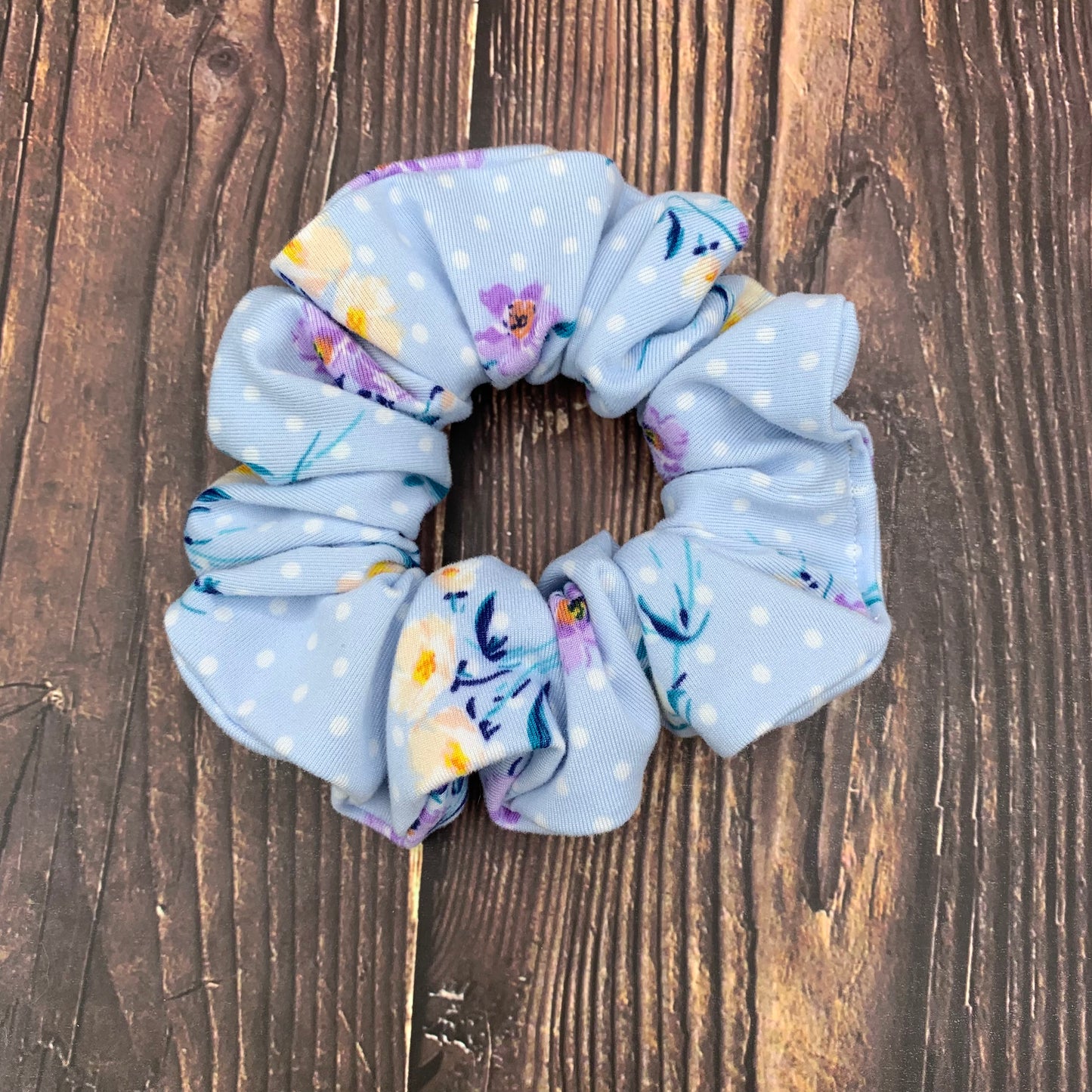 Floral Dots - Scrunchies