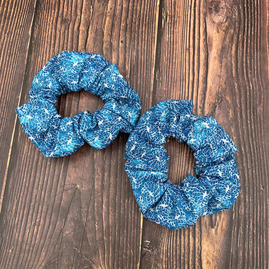 Blue Puff - Scrunchies