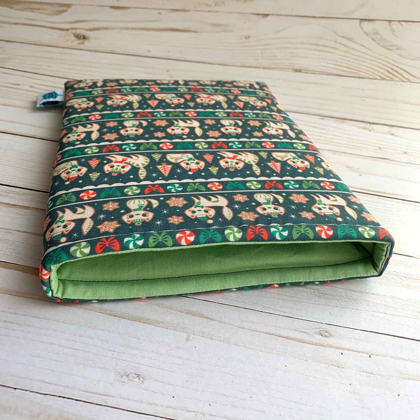 Gingerbread Kitty Stipes - Book Sleeve