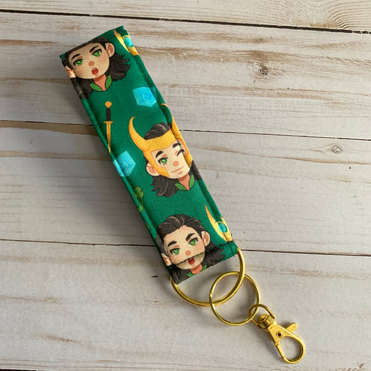 Mischievous One  - Wristlet Keychain