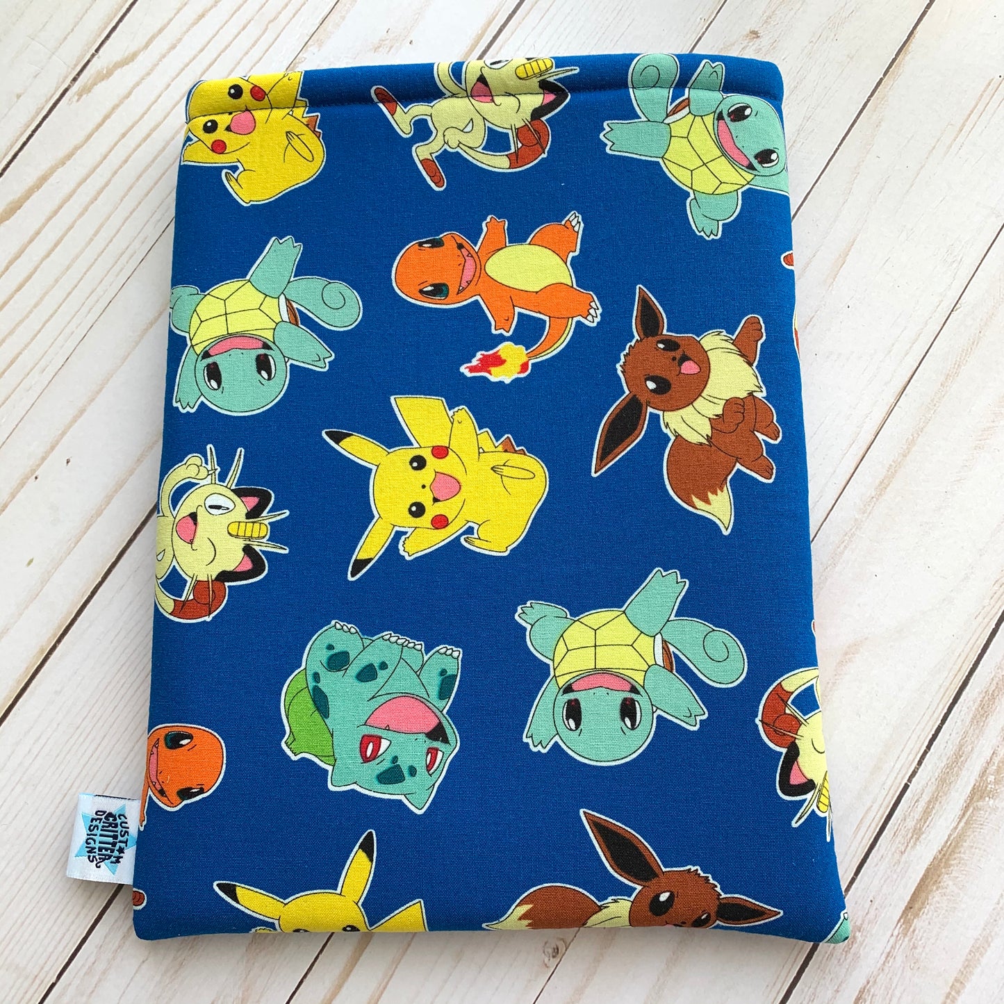 Tossed Pokemon (Blue) - Book Sleeve