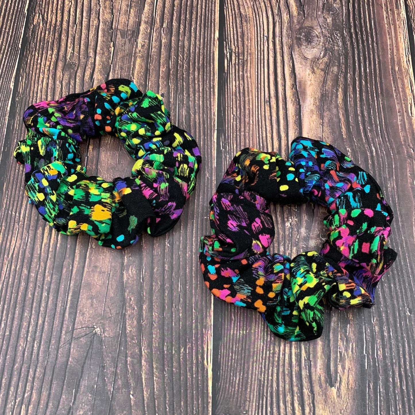 Rainbow Speckle - Scrunchies