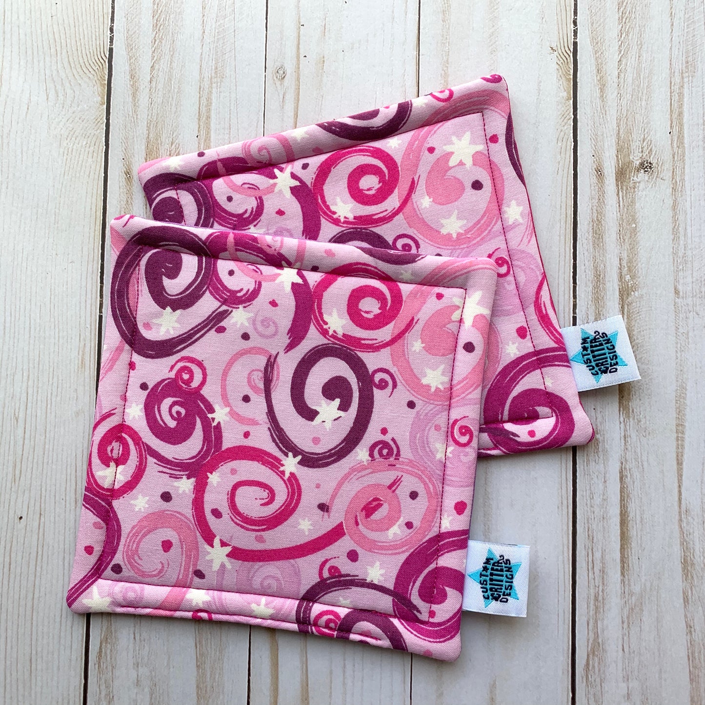 Starry Swirl - Mug Rug