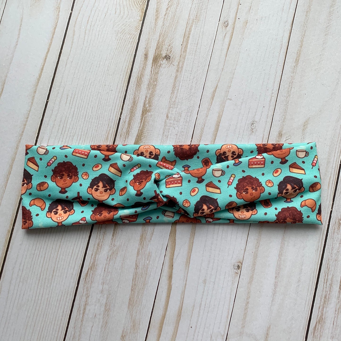 Cafe Con Lychee Collab - Faux Knot Headband & Scrunchies