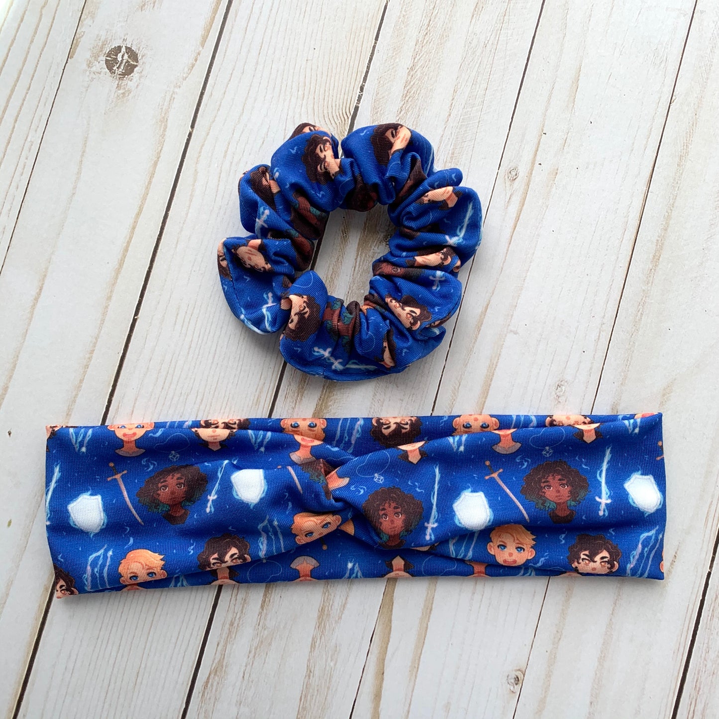 Legendborn Trio - Faux Knot Headband & Scrunchies