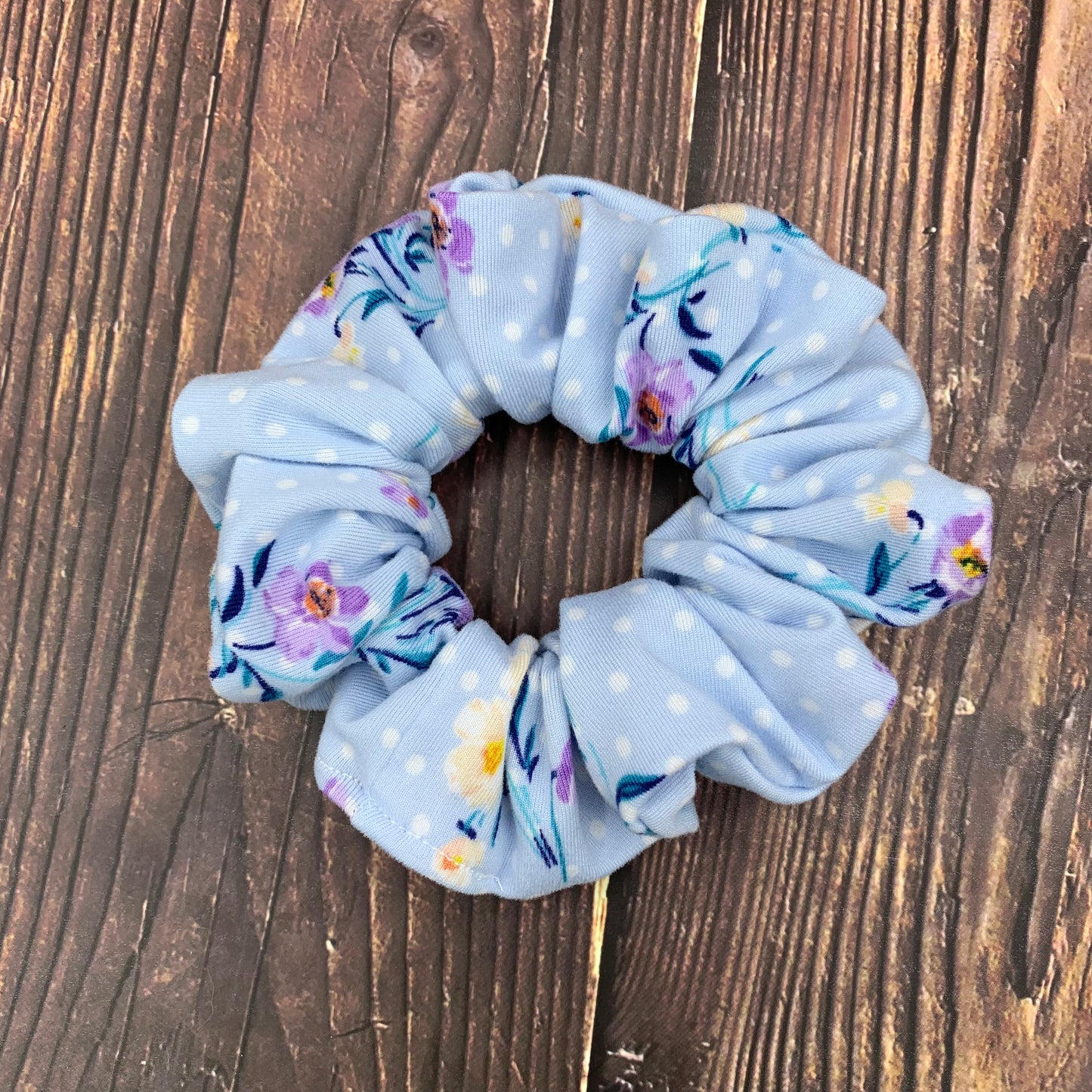 Floral Dots - Scrunchies