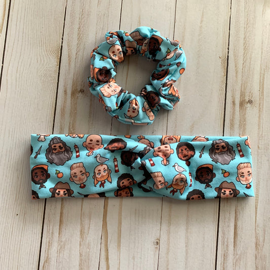 OFMD - Faux Knot Headband & Scrunchies