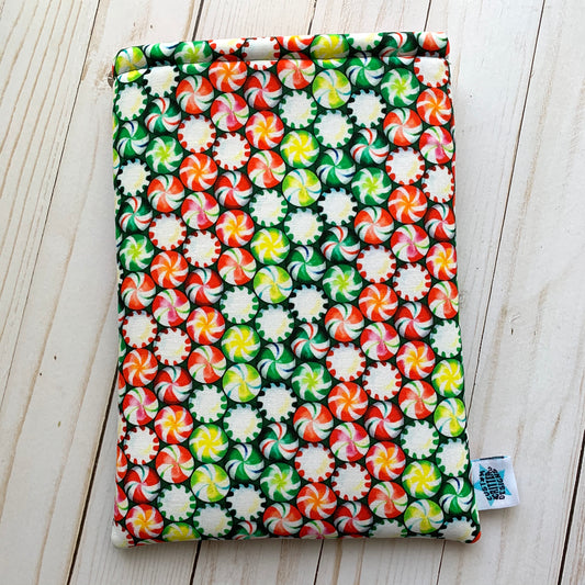 Peppermint Swirls - Book Sleeve