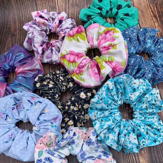 XL Scrunchies! (Multiple Print Options)