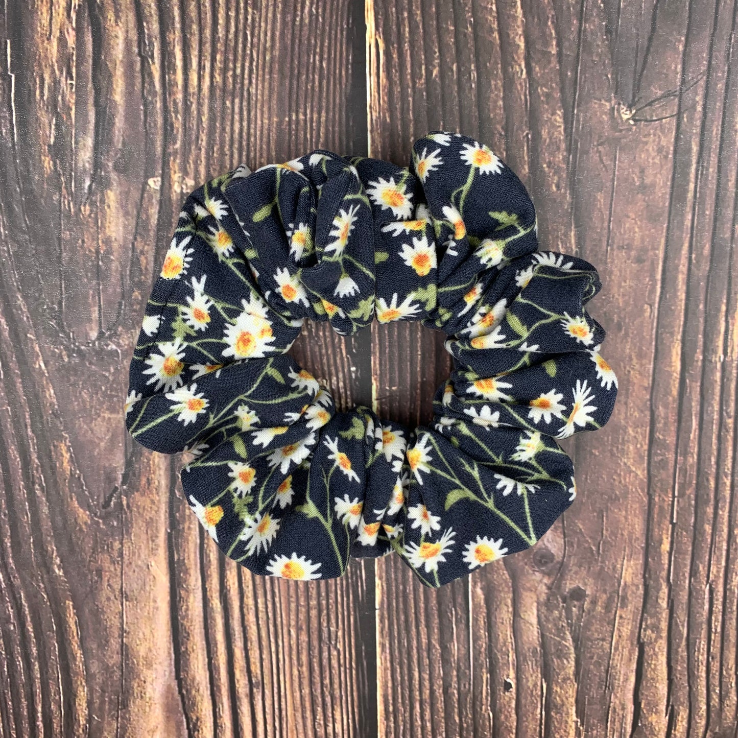 Tiny Daisy Gray - Scrunchies